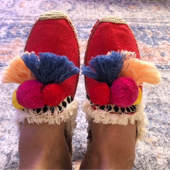 Soludos Coco Pompom espadrille mules - Picture 4 of 7